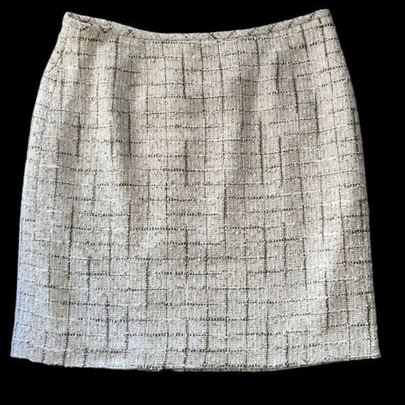🌸HP🌸Tahari Arthur S. Levine Tweed Skirt! - Picture 1 of 10